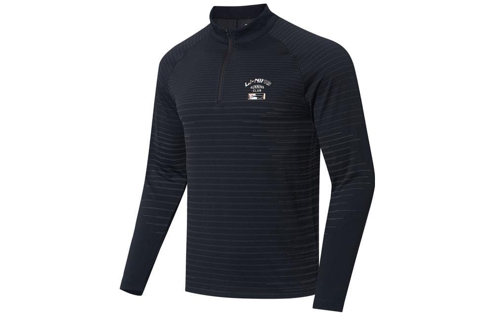 Li Ning Collection Sweaters Black Stand Collar Moderate Other Black