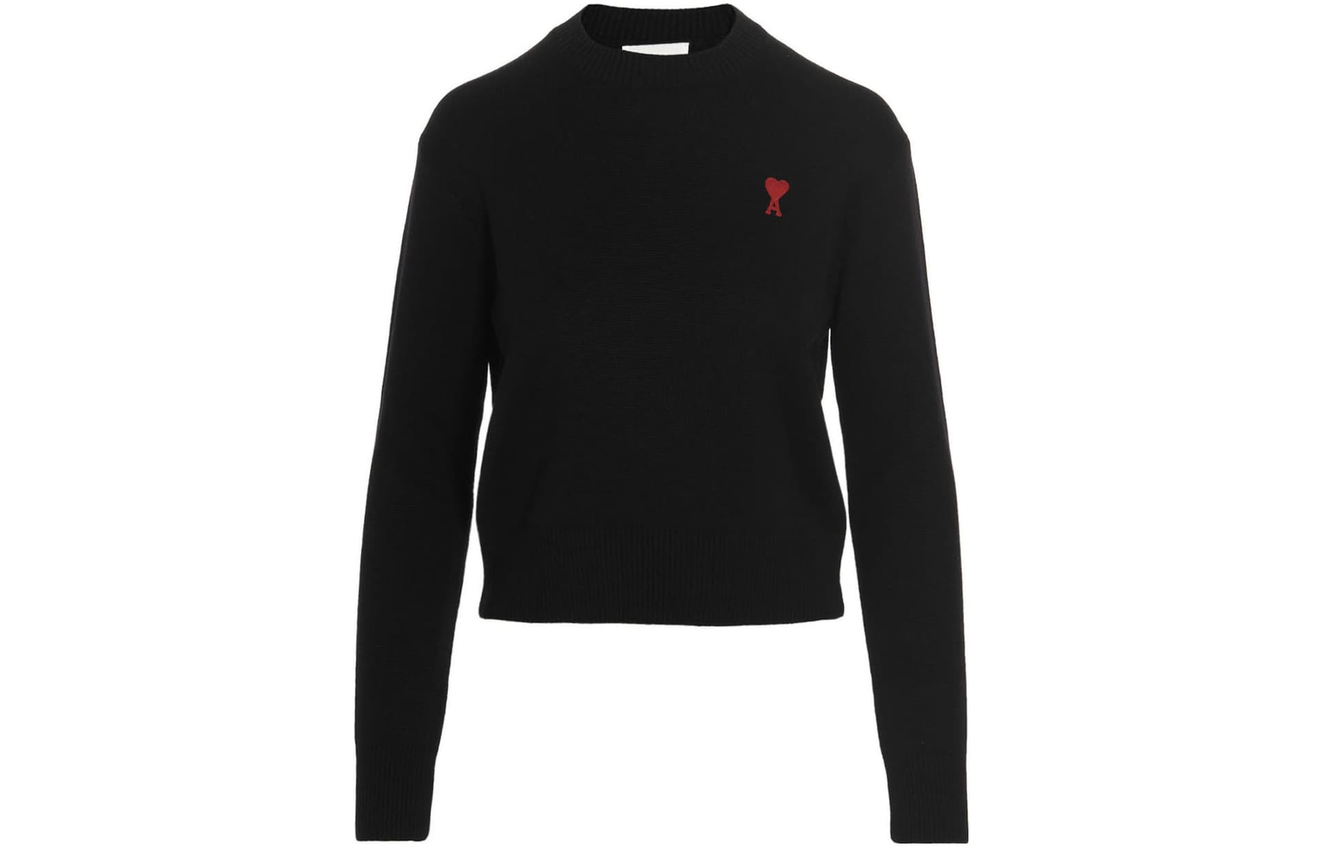 Ami Paris Ami De Coeur Embroidered Crewneck Jumper