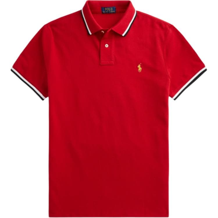 Polo Ralph Lauren Polo Shirt Custom Slim Fit Red