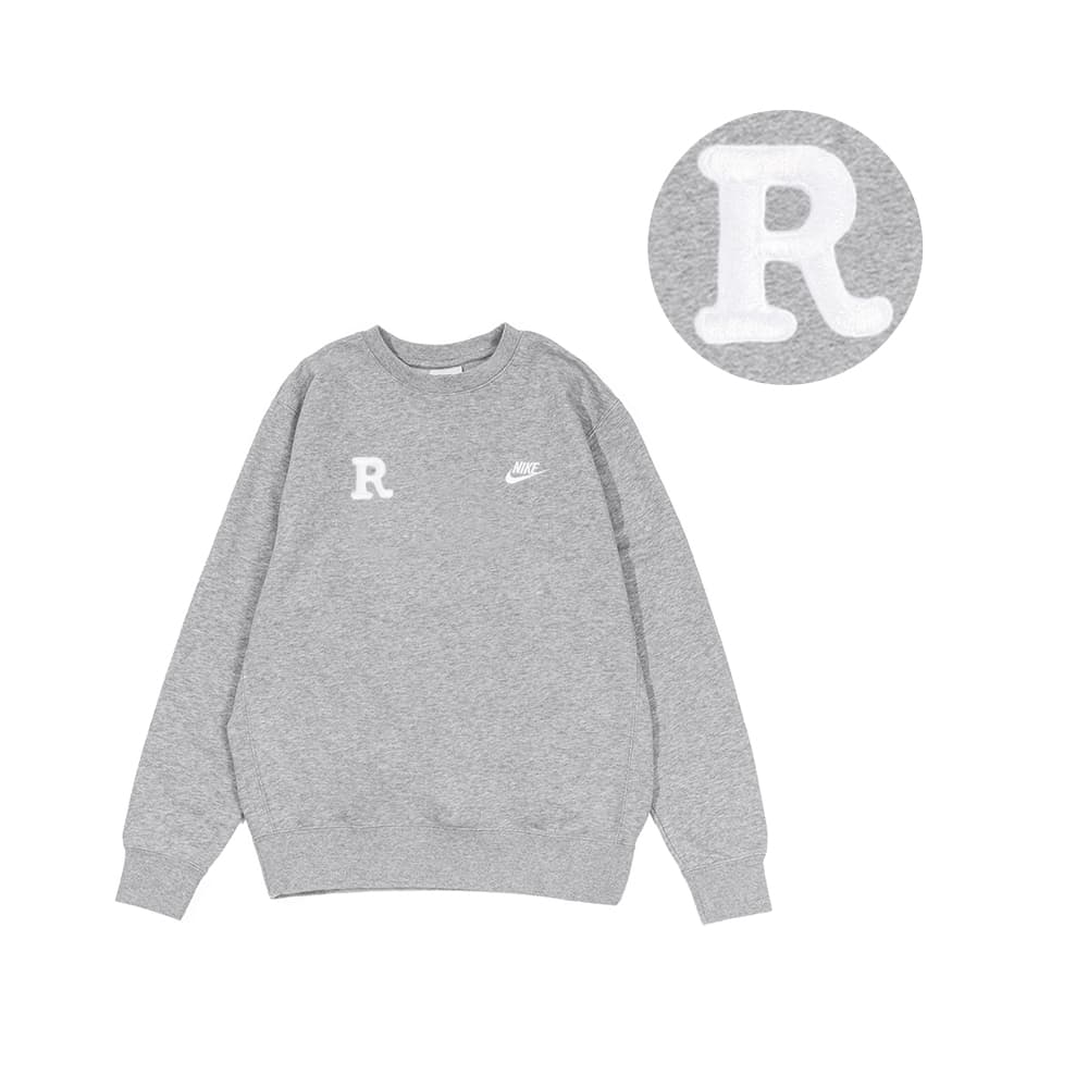 Nike Sweatshirts Gray Crew Neck Moderate Other