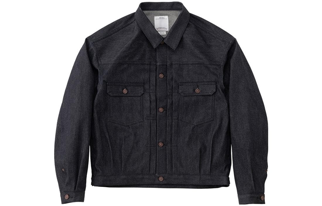Visvim Denim Jackets Gray Lapel Moderate Other Gray