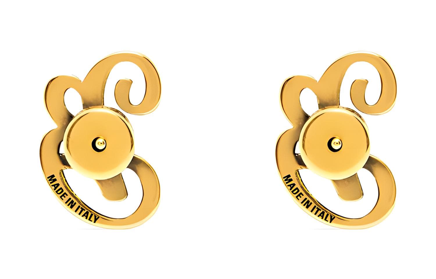 Balenciaga Typo B earrings