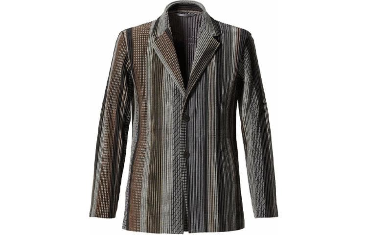 Homme Plissé Issey Miyake Business Suit Coat Brown Brown
