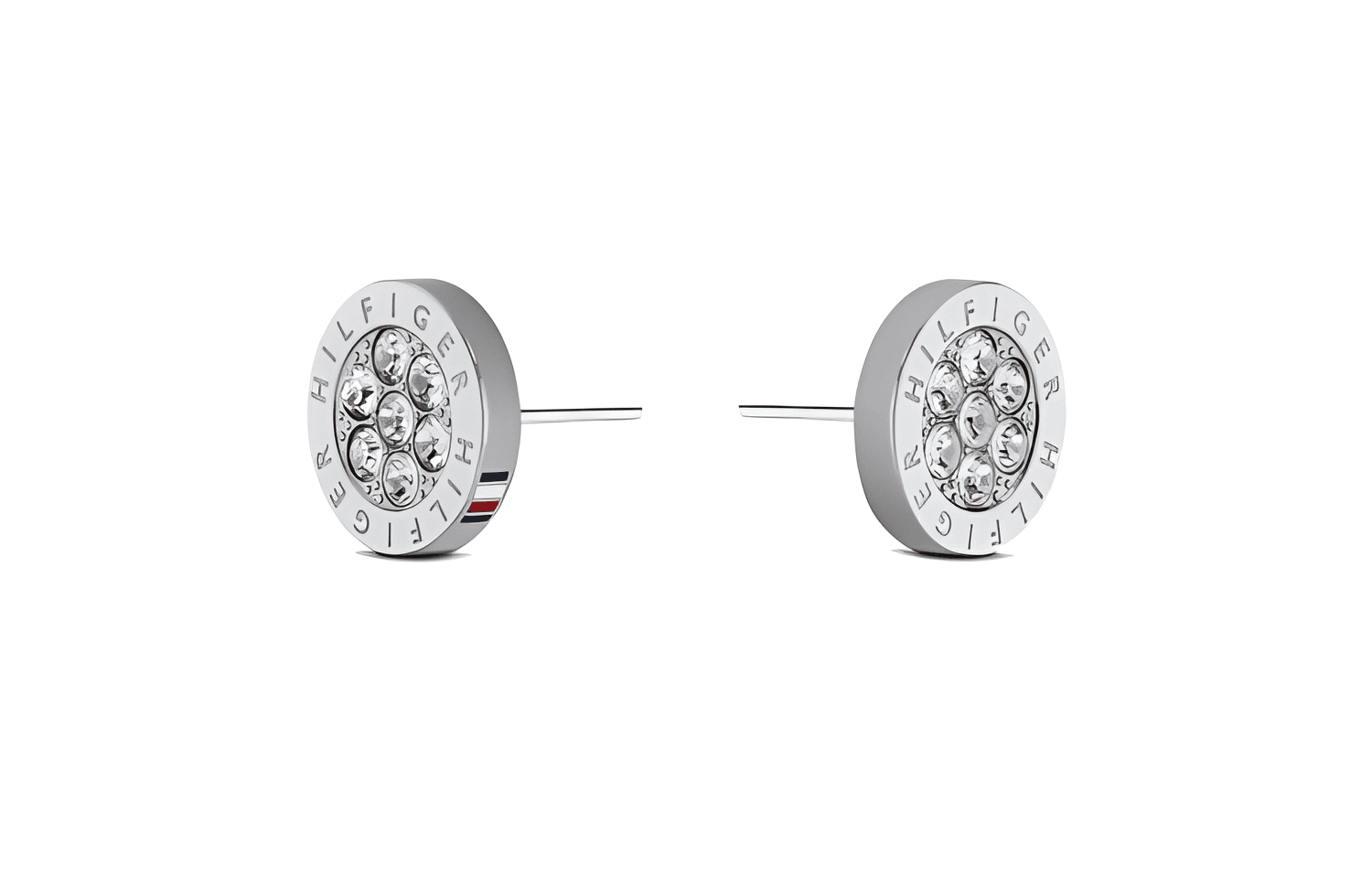 Tommy Hilfiger Stainless Steel Stud Earrings Silver Silver