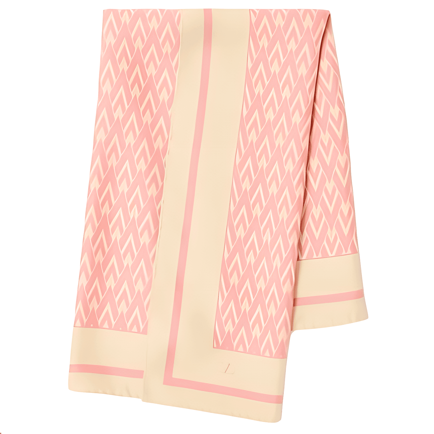Valentino Toute La V Frayed Edge Scarf