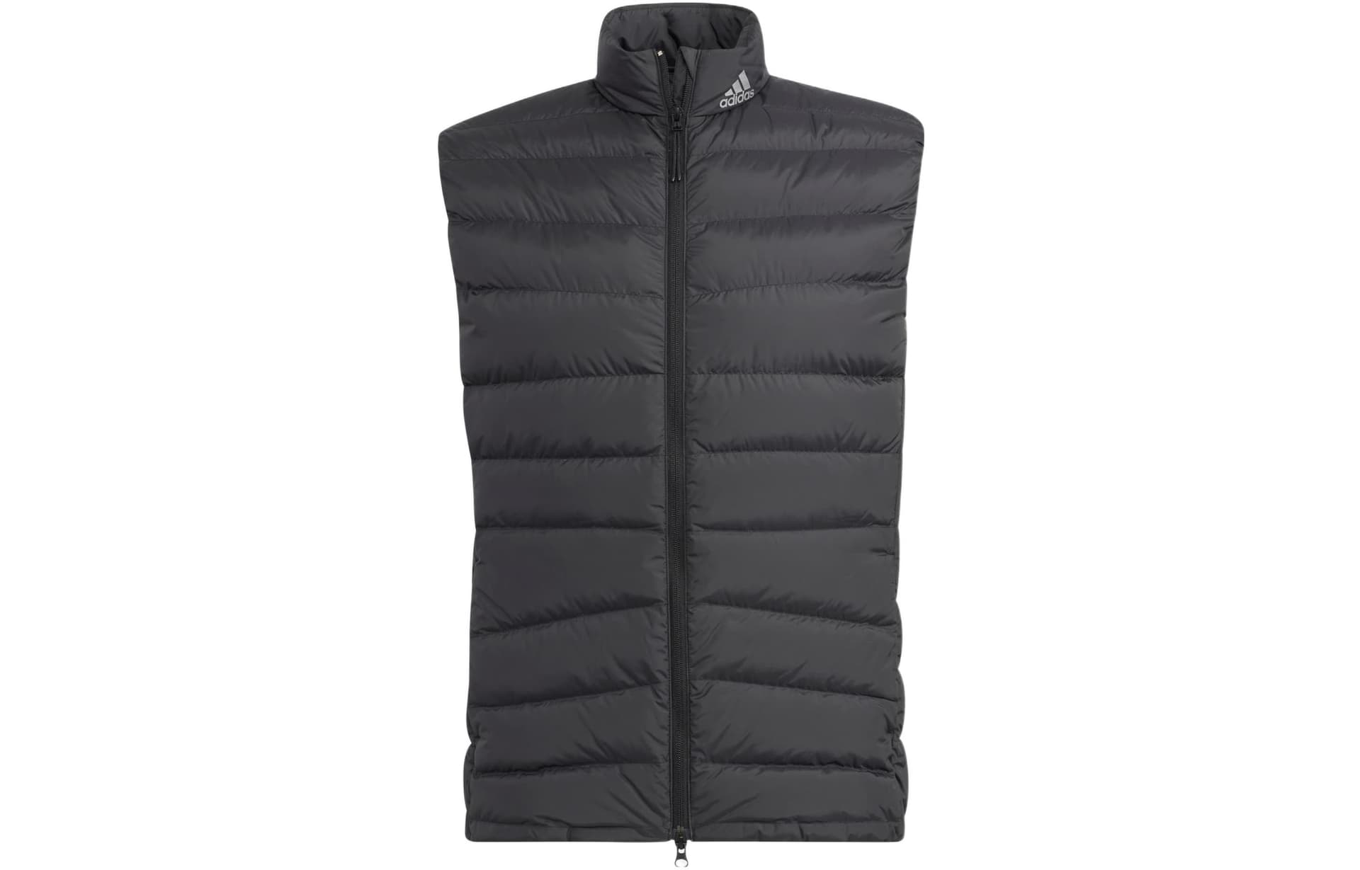 Adidas Down Vests Black Stand Collar Moderate Other