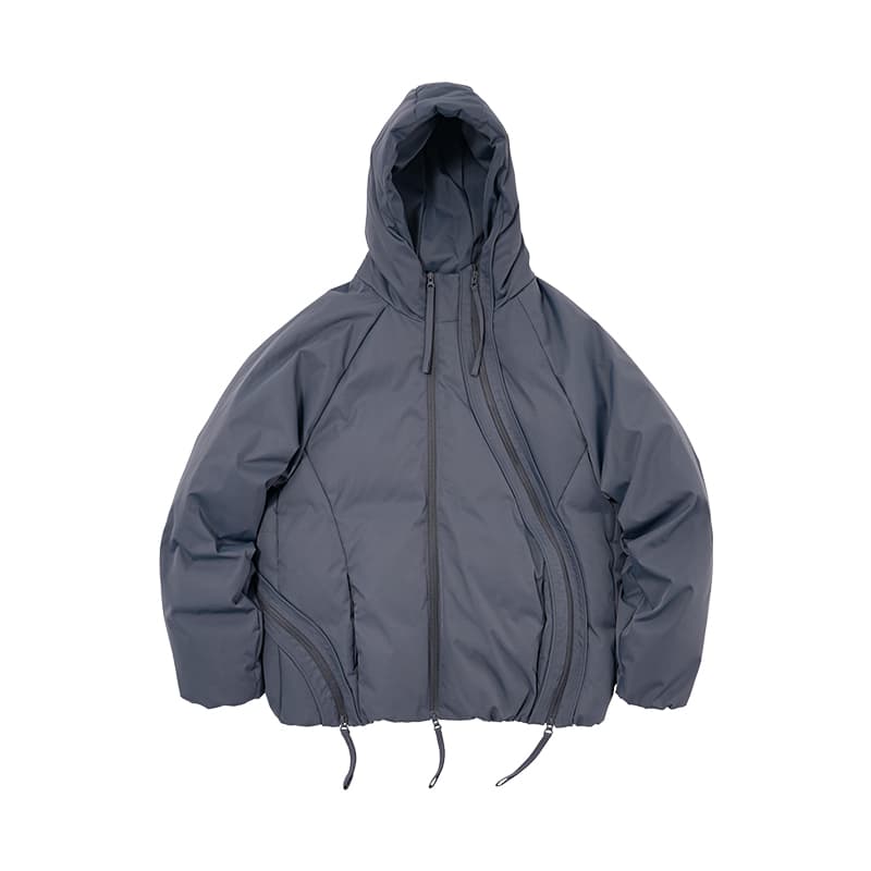 BENMYSHOWER Down Jacket Black Gray
