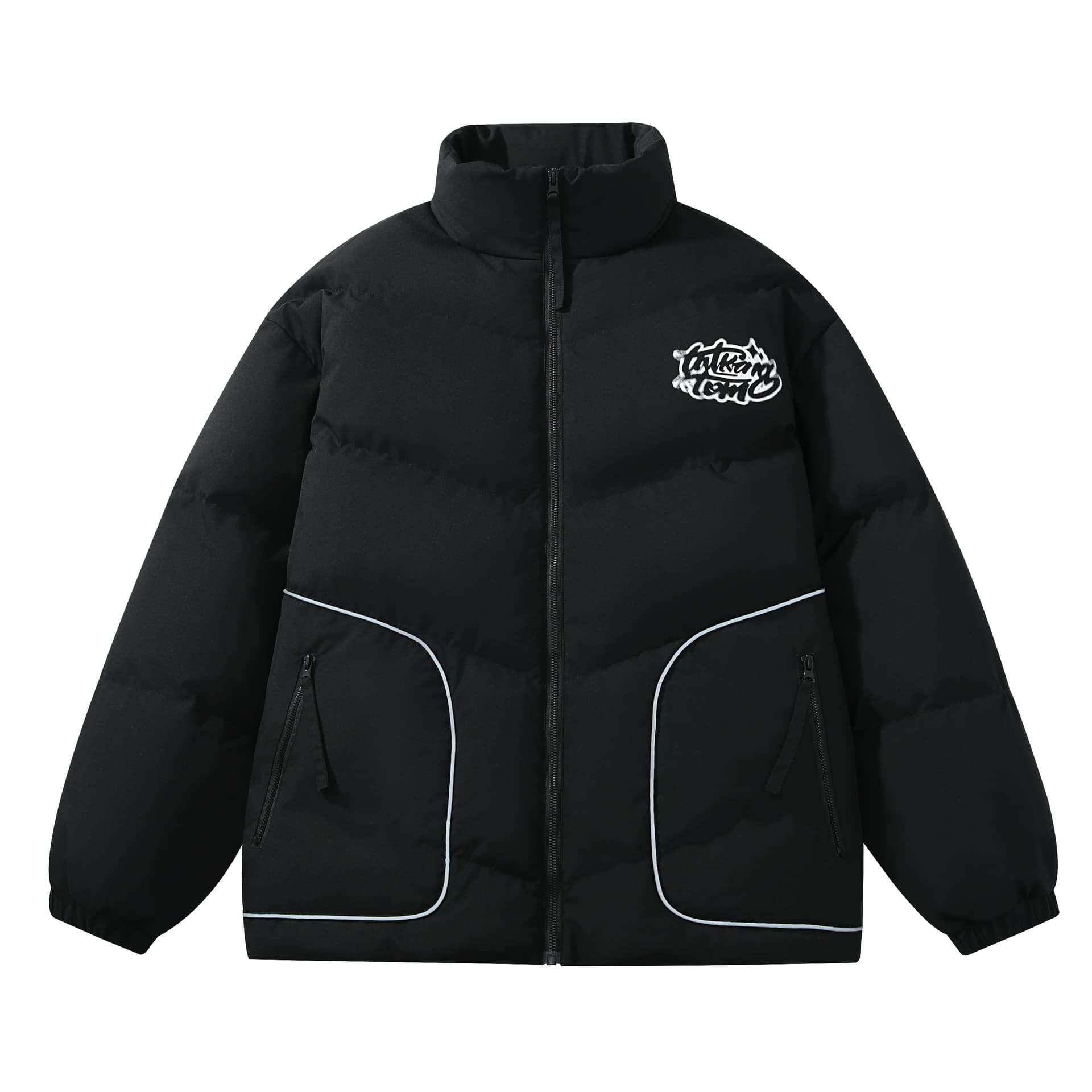 TALKING TOM Puffer Jacket Black