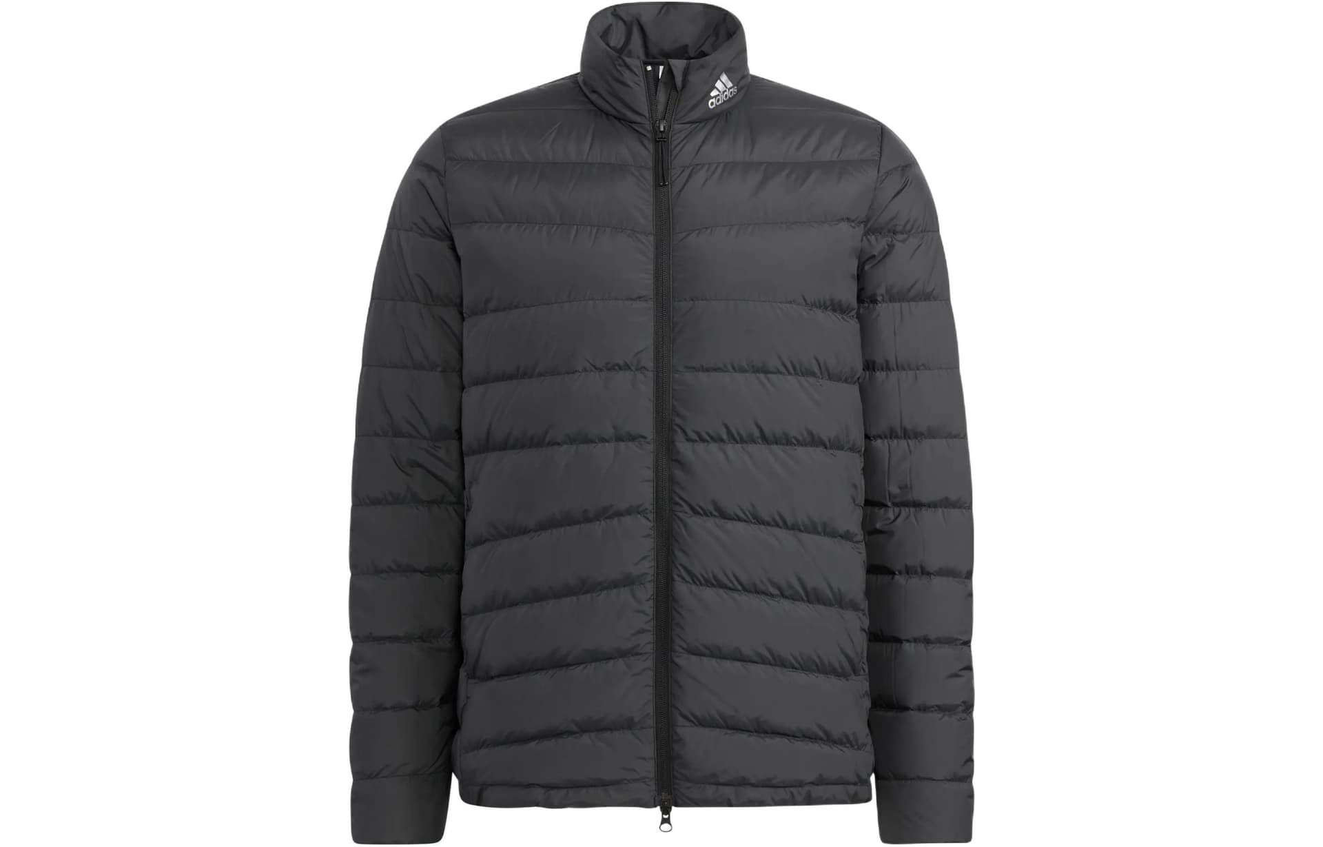 Adidas Down Jackets Black Stand Collar Moderate Straight Fit