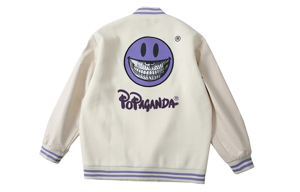 SPRAYGROUND X Ron English Baseball Jackets Baseball Collar Moderate Straight Fit