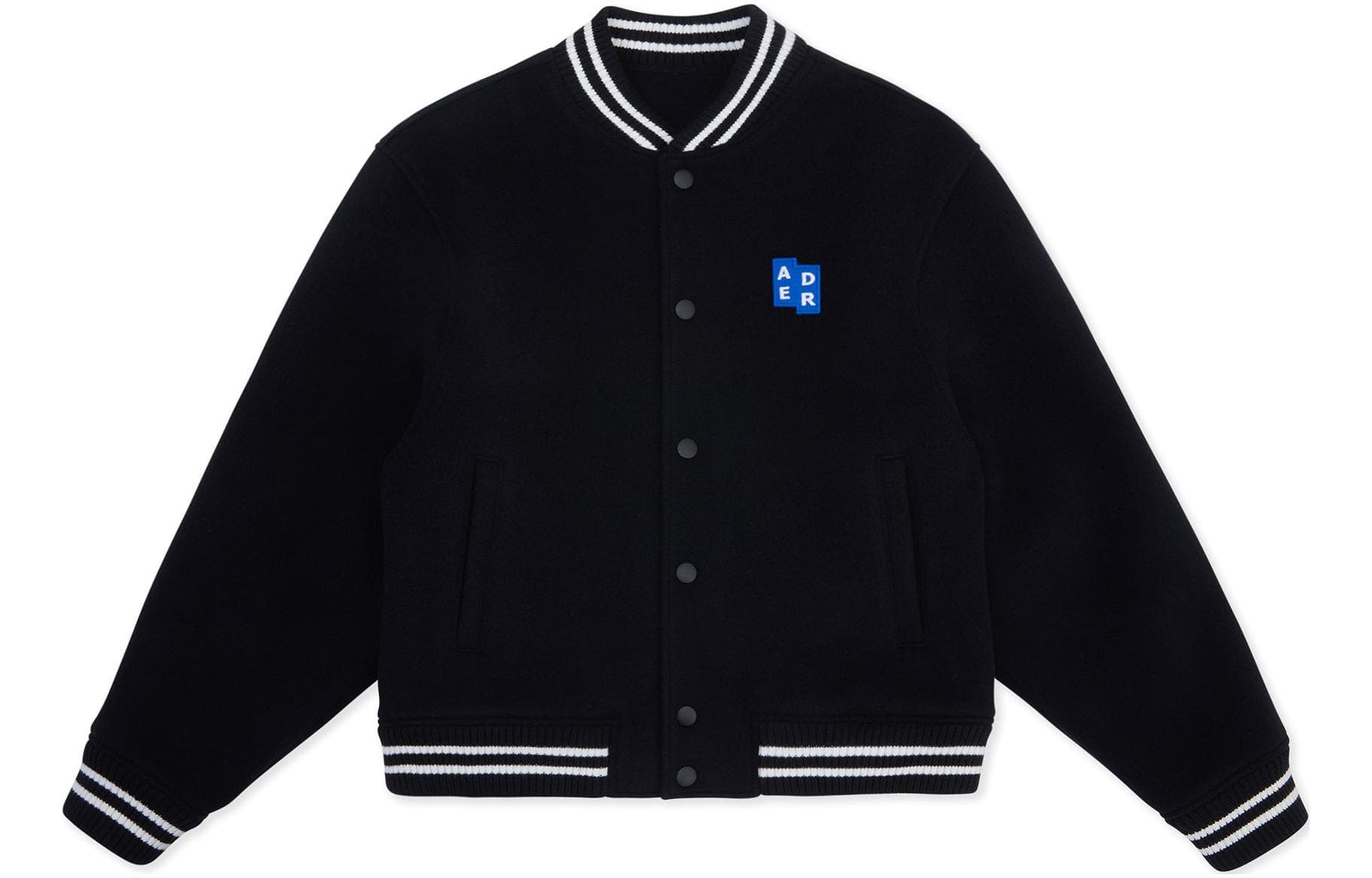 ADER ERROR Trs Tag Varsity Jacket Black