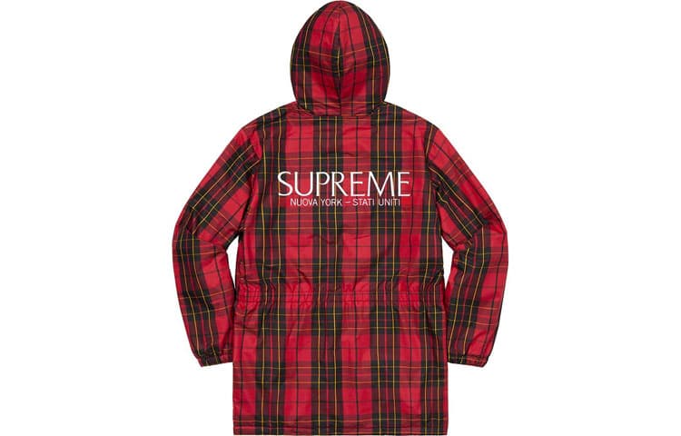 Supreme X Polartec Lined Sidline Parka Red