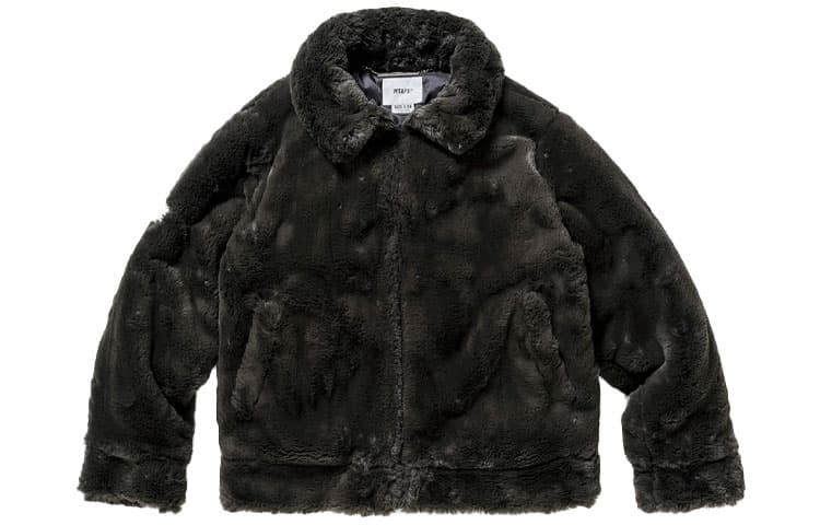 WTAPS Furs Lapel Moderate Gray Brown