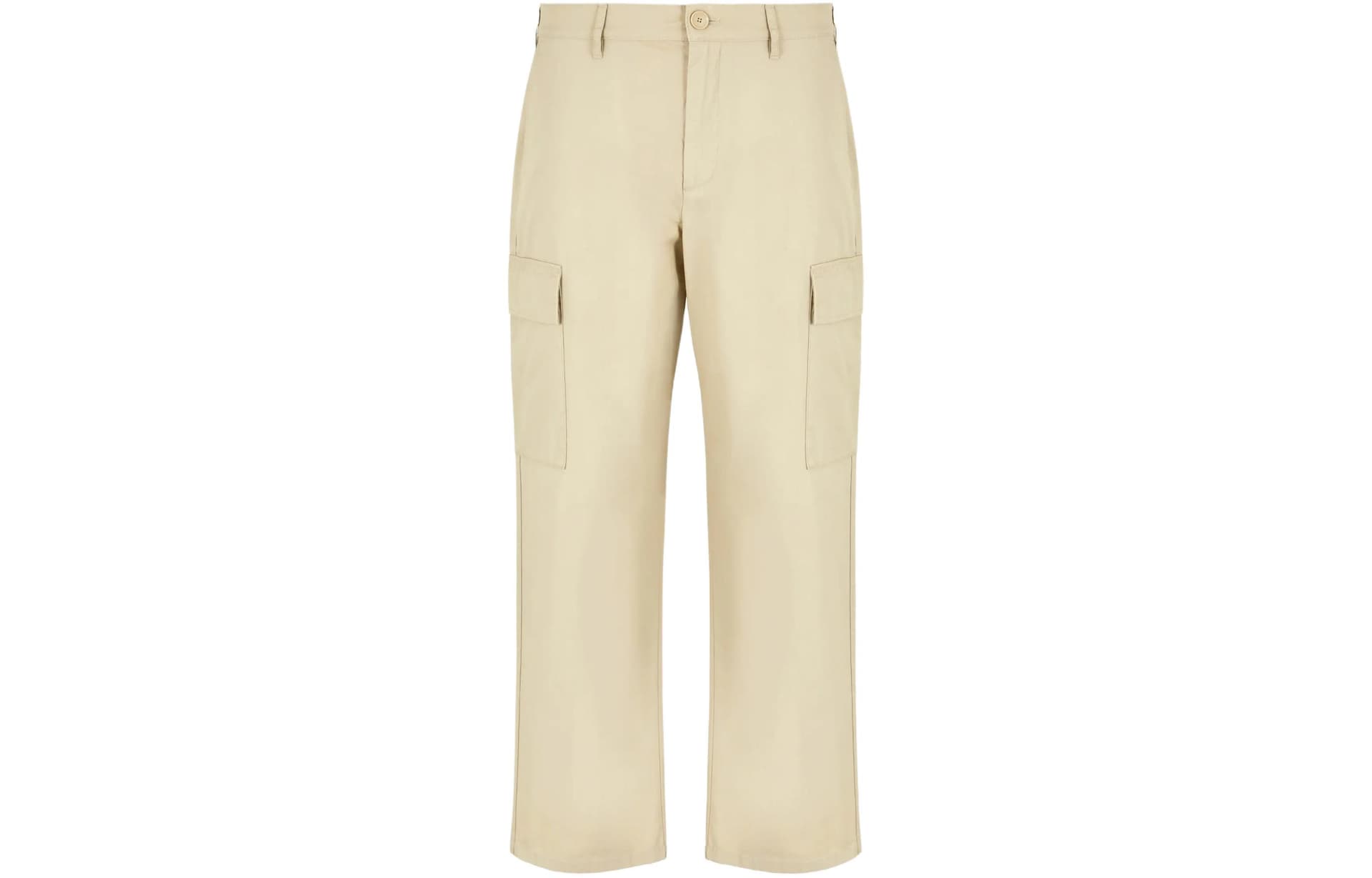ARMANI EXCHANGE Ripstop Straight Cargo Trousers Beige