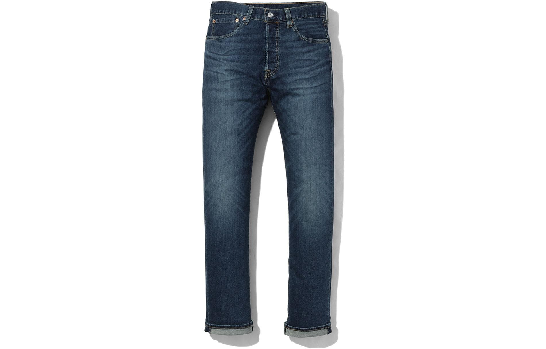 Levis Jeans Blue Moderate Straight Fit Blue