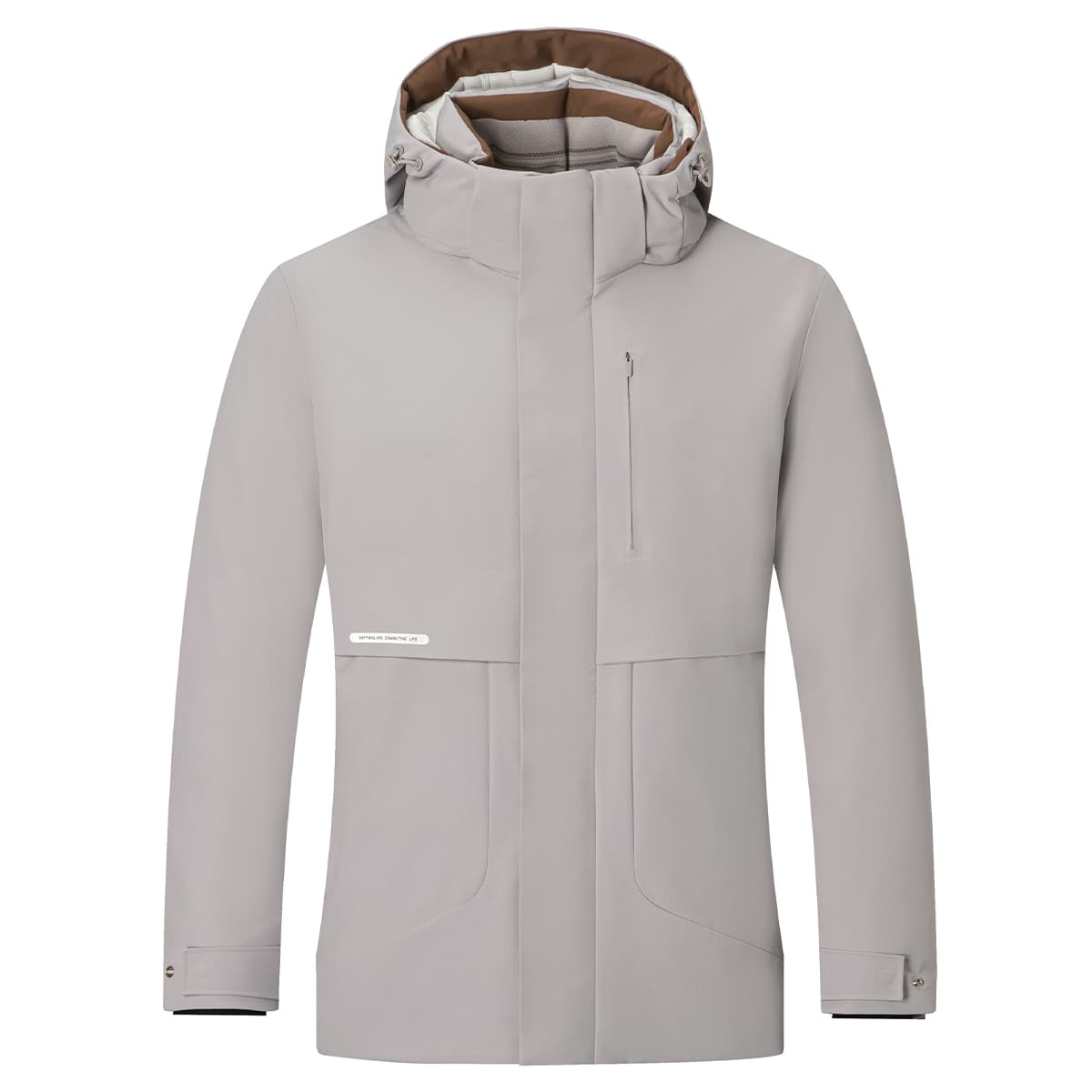 SEPTWOLVES Down Jackets Stand Collar Thin Straight Fit