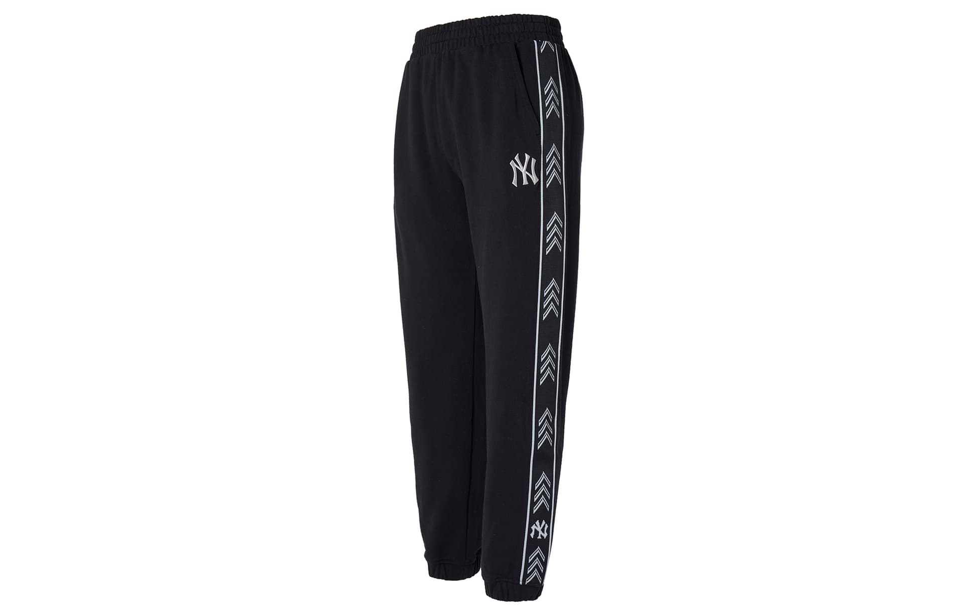 MLB New York Yankees Knitted Sweatpants Black Moderate Cuffed