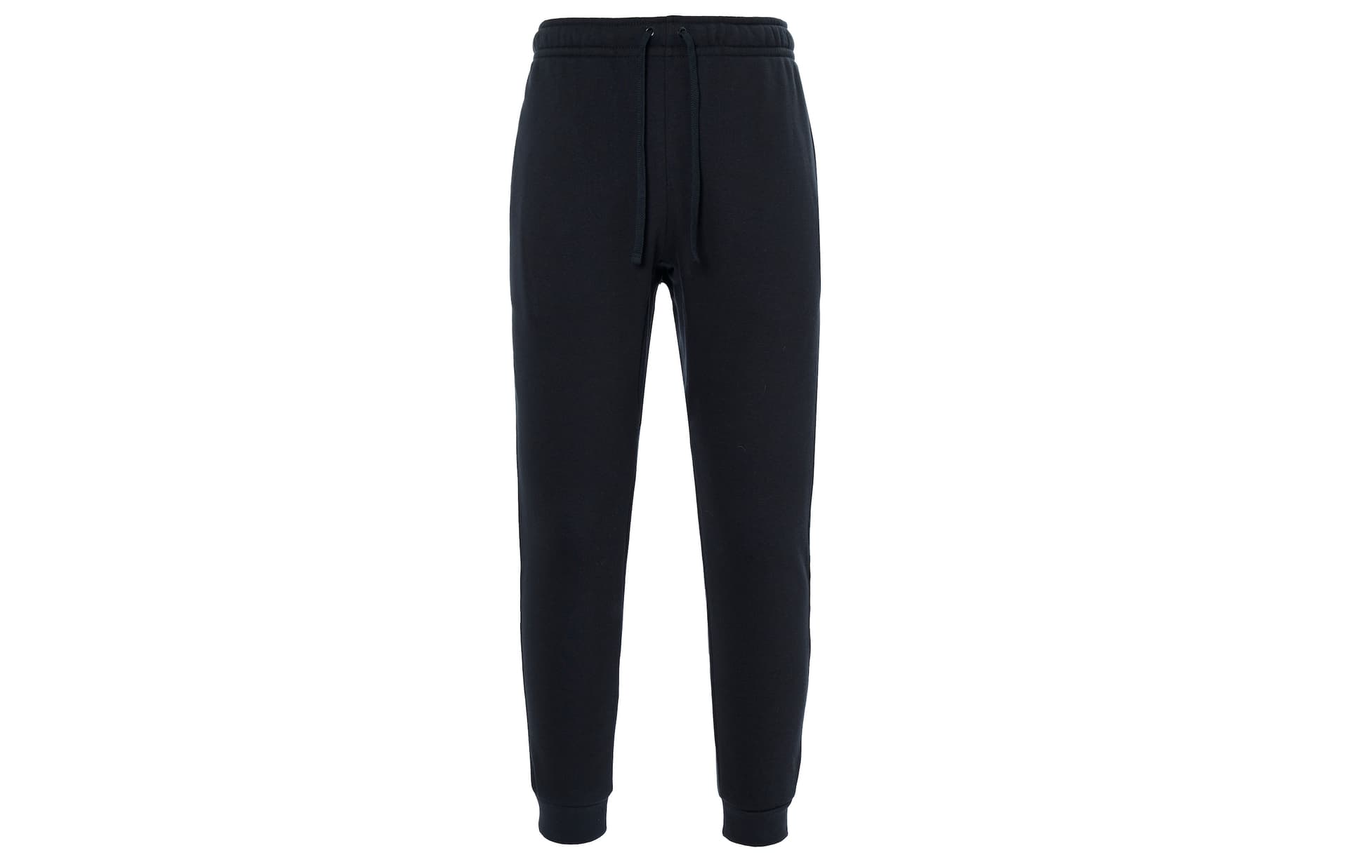 Nike Letter Fleece Lined Thermal Sweatpants Knitted Sweatpants Black