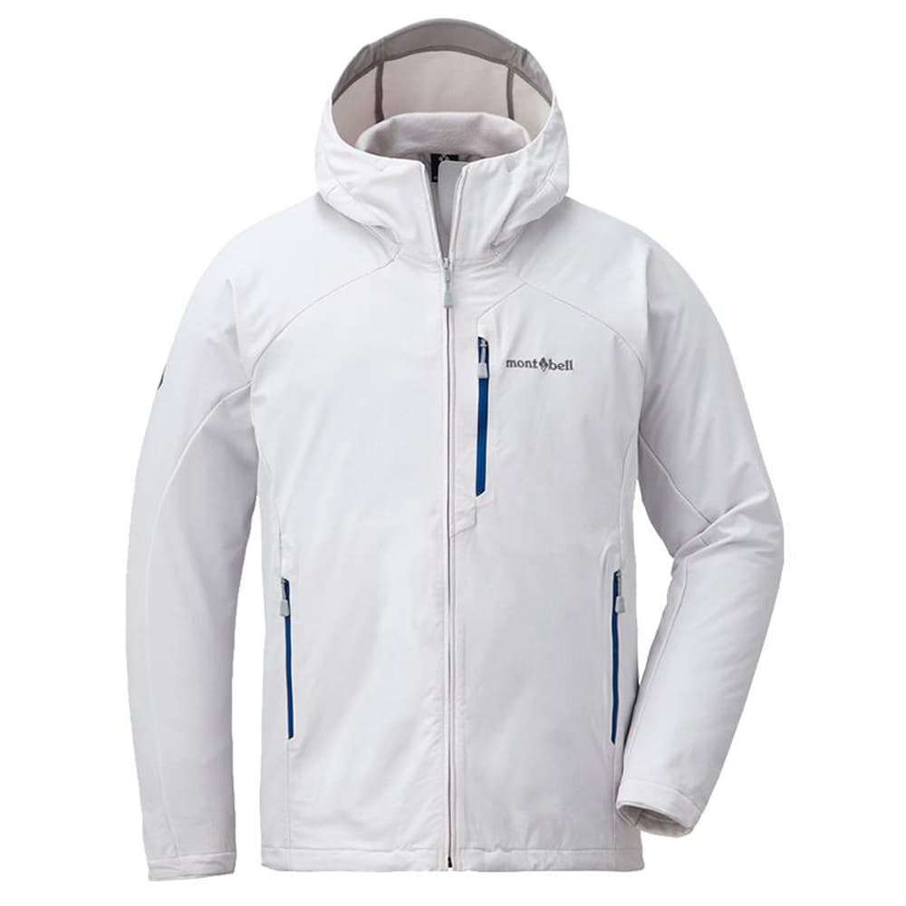 MONTBELL CLIMAPRO 200 Hiking Mountaineering Thin Fleece Windproof Thermal Stretch Hooded FleeceLined Soft Shell Jacket