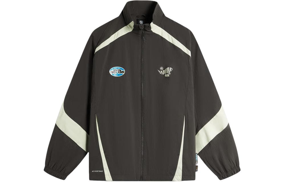 Li Ning BADFIVE Trench Coat Obsidian Gray