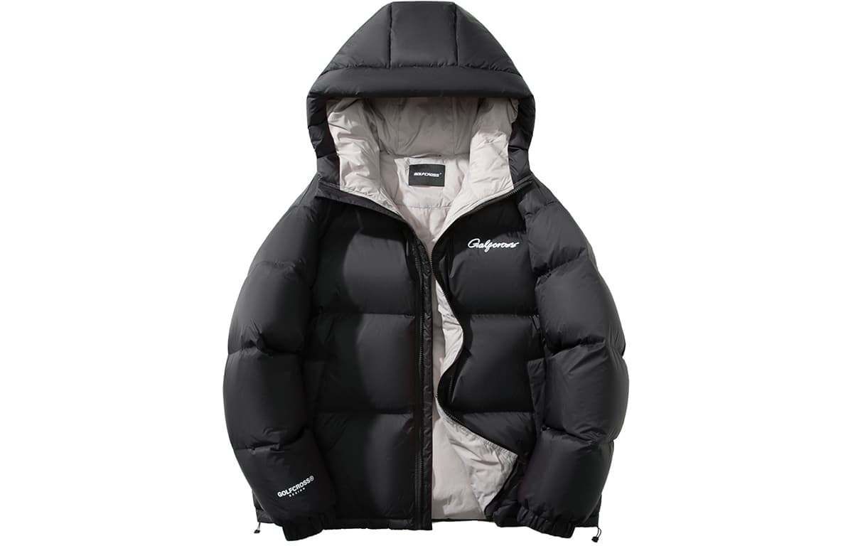 GOLFCROSS Down Jacket Coat Black & Gray