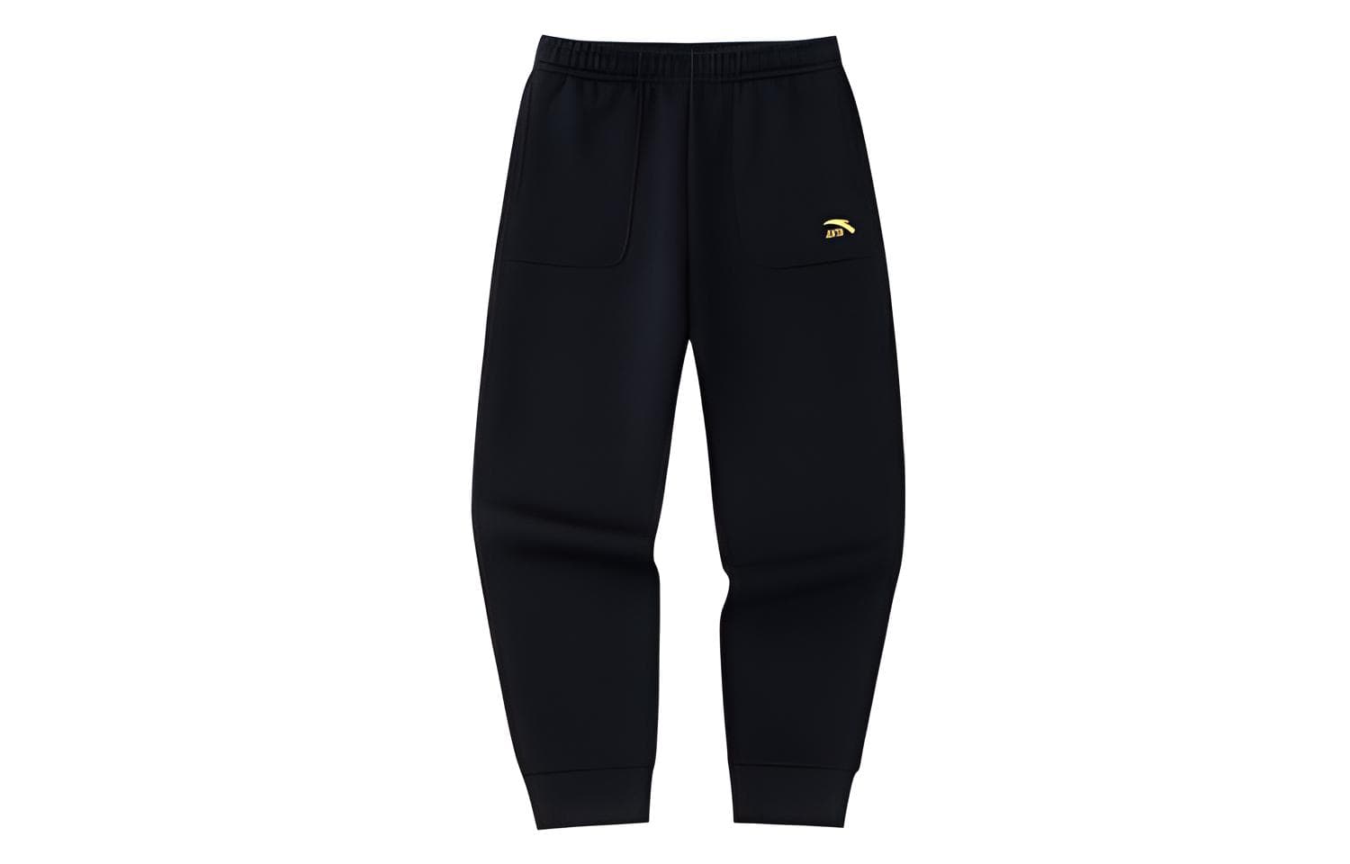 Anta Good Things Will Happen Knitted Sweatpants Basic Black/Combination Standard