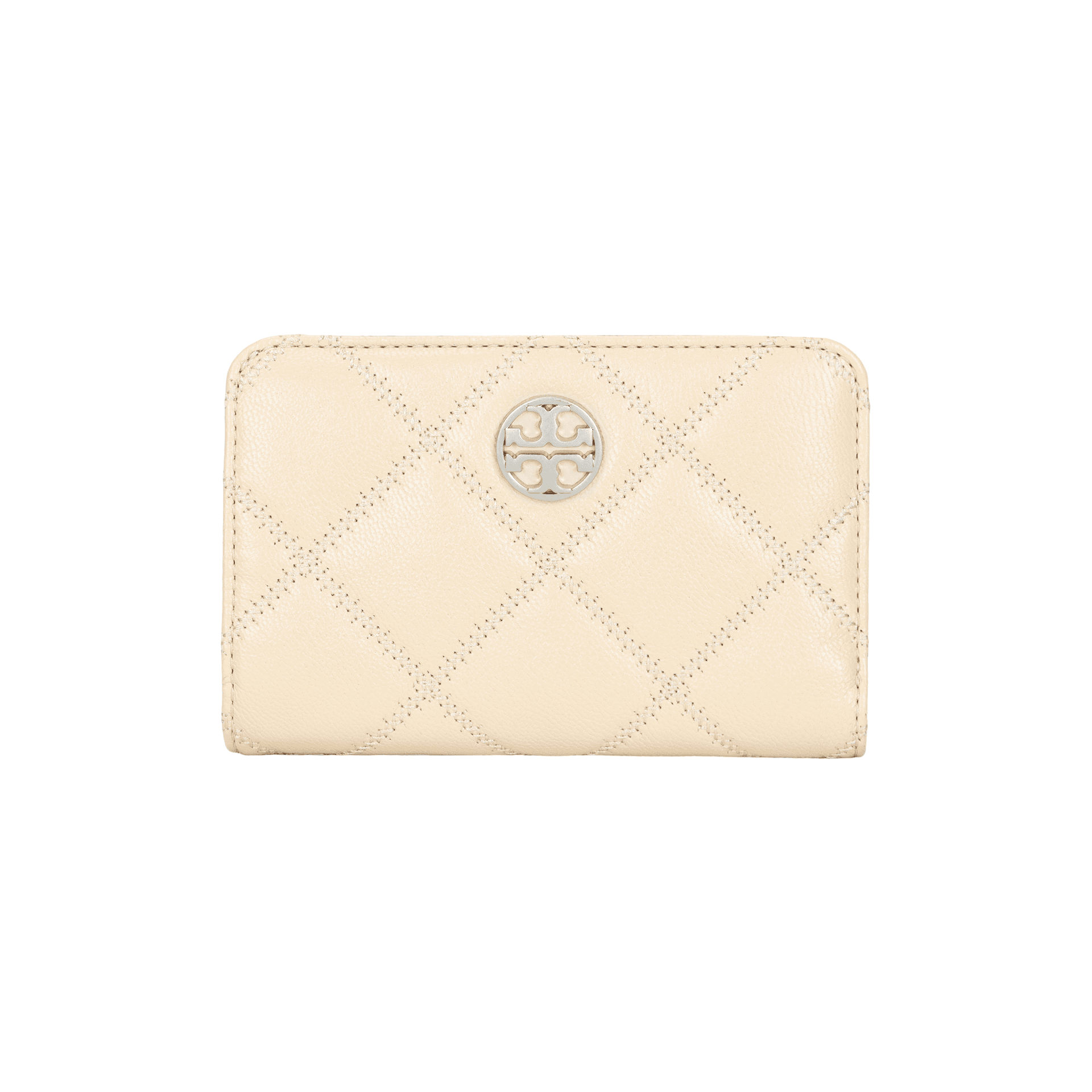 TORY BURCH Cow Wallet Medium Apricot Basic Set (Bag+Dust Bag)