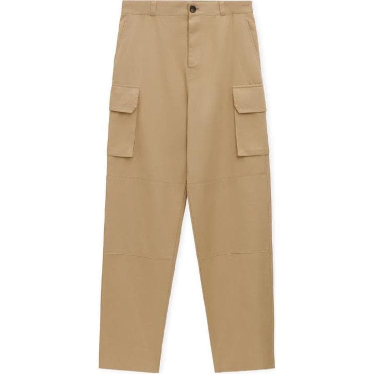 LOEWE Straight Leg Cargo Trousers Sand
