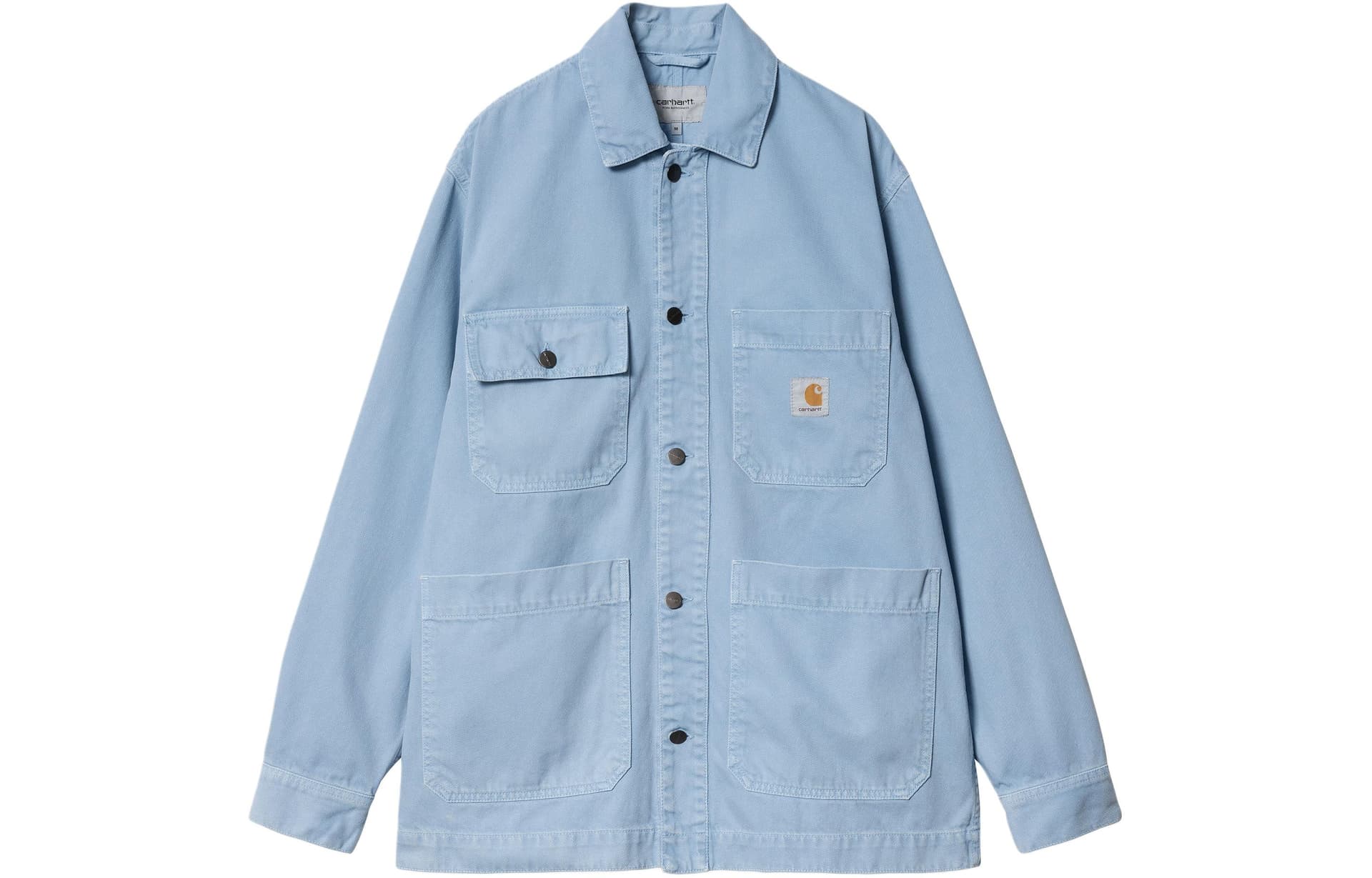 Carhartt WIP SS24 Garment Dyed Collection Garrison Coat Jackets & Matte Blue