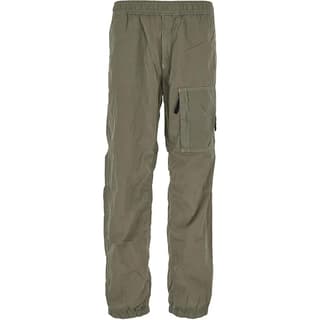 STONE ISLAND Logo Patch Straight Leg Trousers