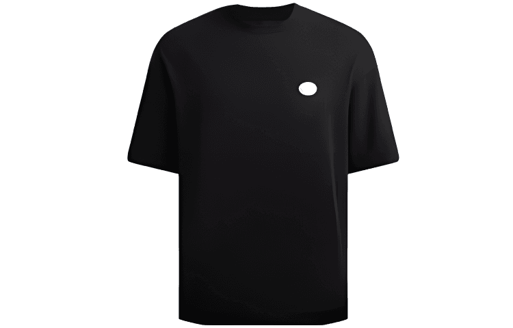EMPORIO ARMANI T Shirts Black Crew Neck Moderate Straight Fit Black