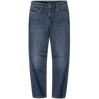 CAMEL Vintage Color Blocking Visible Line Small Straight Fit Loose Fit Stretch Washable Jeans