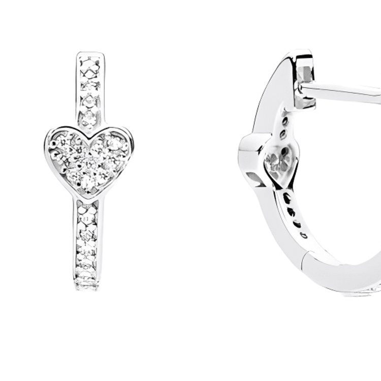 Pandora Silver Earrings Silver