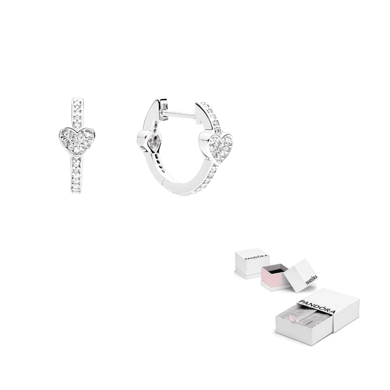 Pandora Silver Earrings Silver Silver