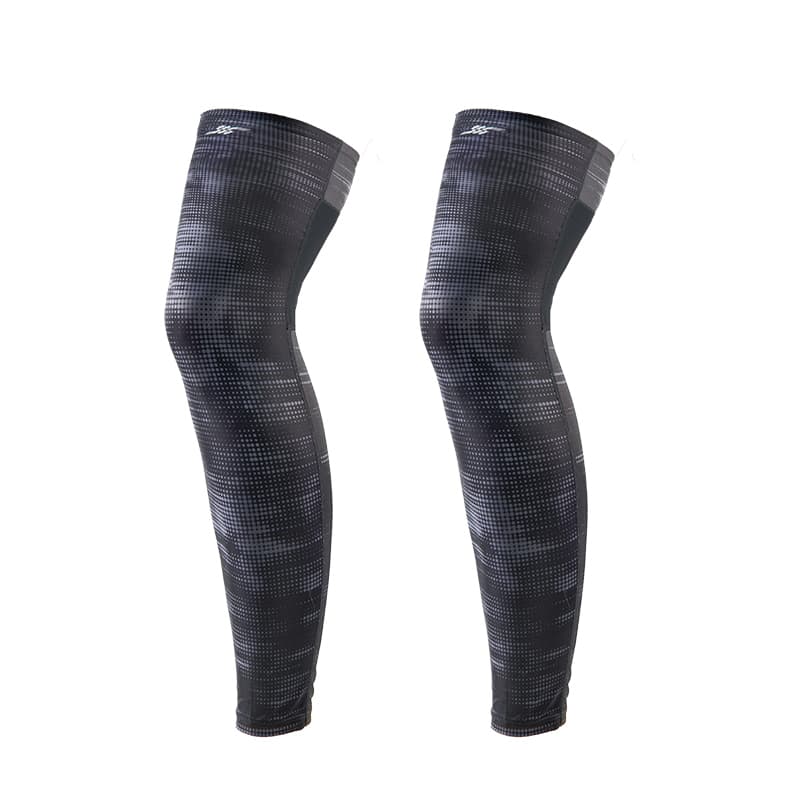 HLA Polyester Sun Protection Leg Covers Cool Elegant Black