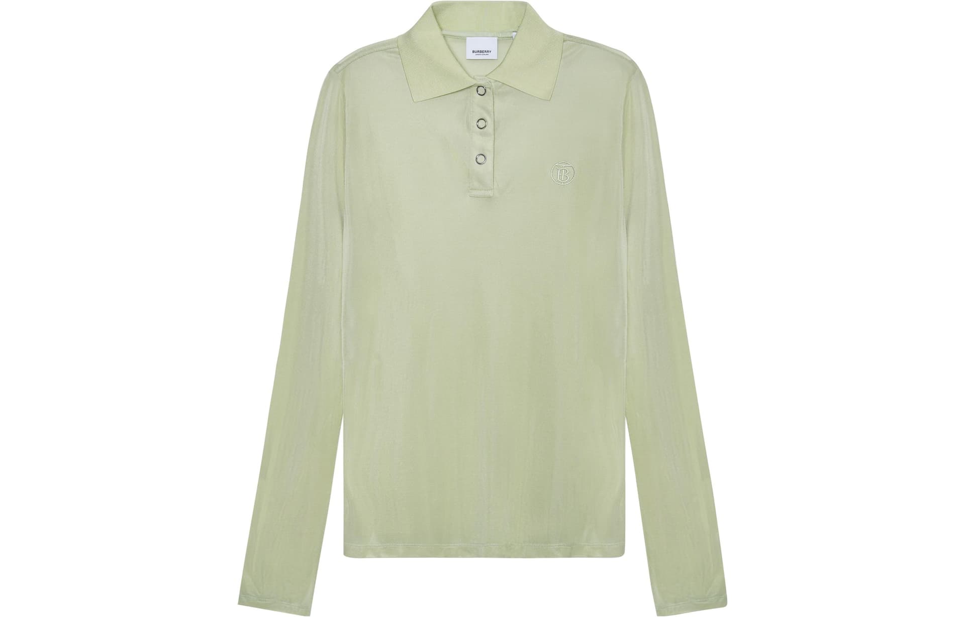 Burberry SS21 Polo Shirt Mist Green