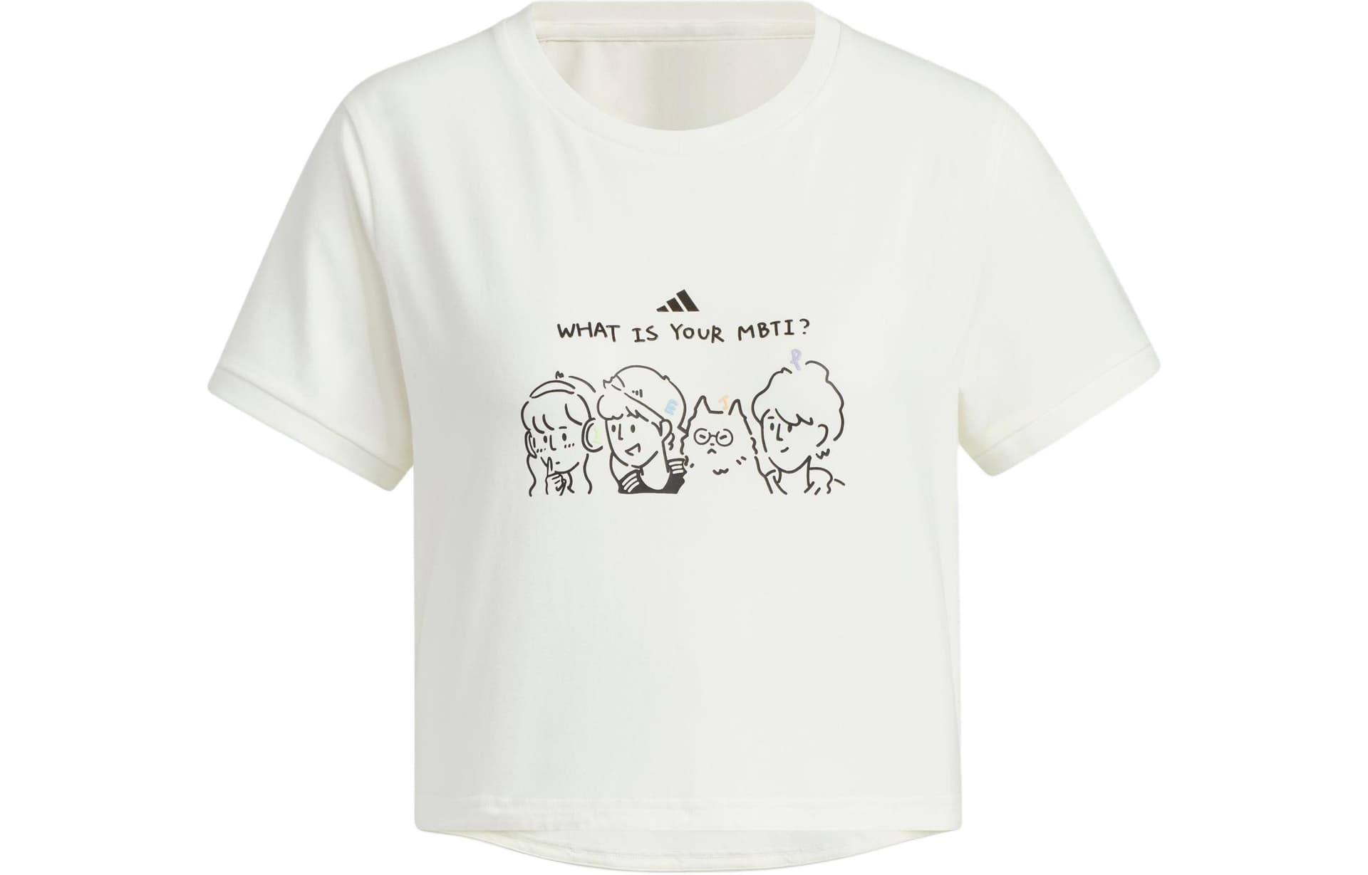 Adidas T Shirt Jade White
