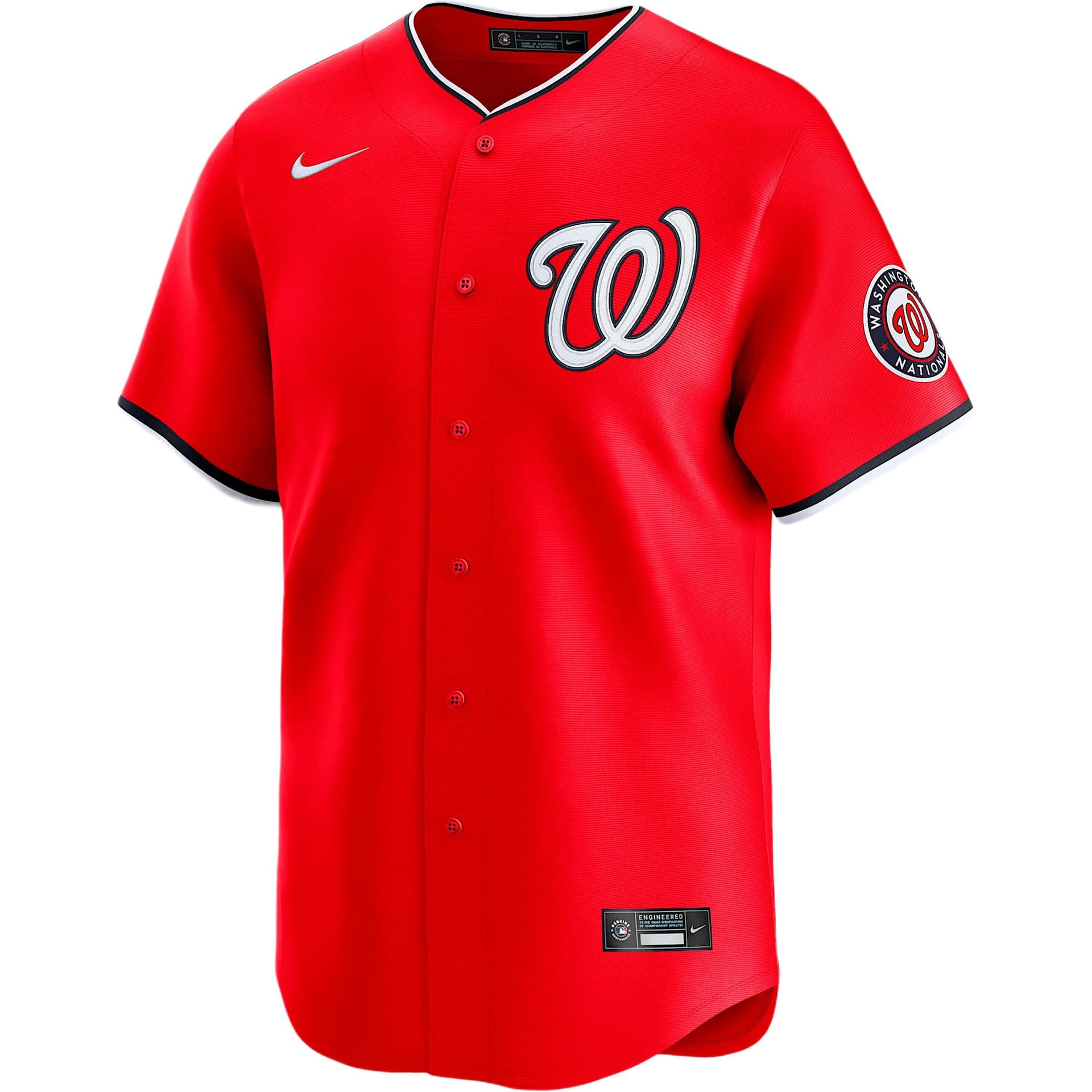 Nike Cj Abrams Washington Nationals Nike Dri FIT Adv Mlb Limited Jersey Red