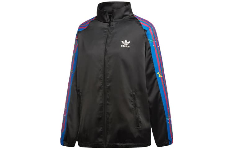 Adidas Originals Jackets Black Stand Collar Moderate Instructor