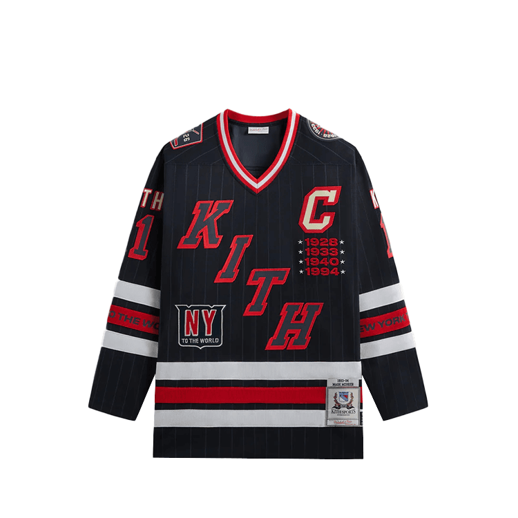 Kith X Mitchell & Ness For The New York Rangers Mark Messier Jersey Black