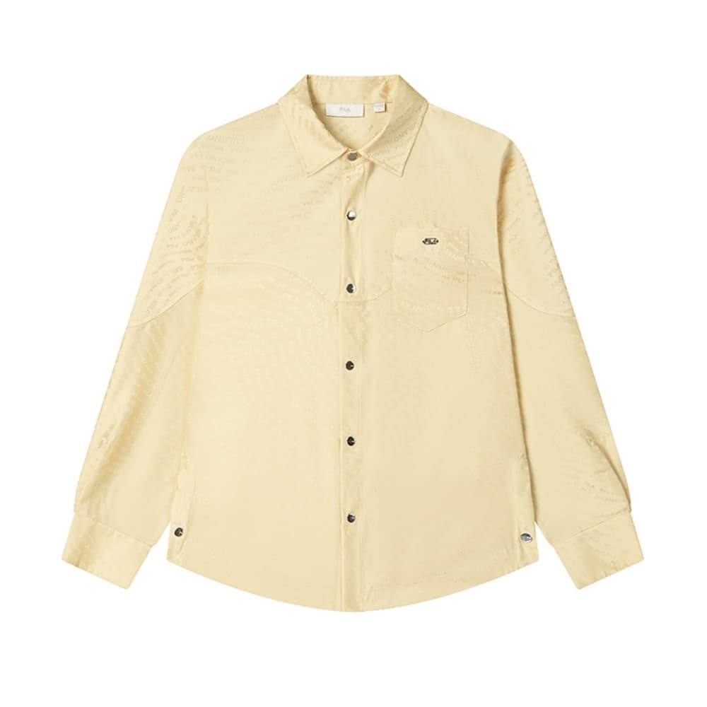 FILA MILANO Shirt Lightly Ripe Wheat Yellow