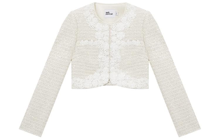 Self portrait Knitwear Ivory White
