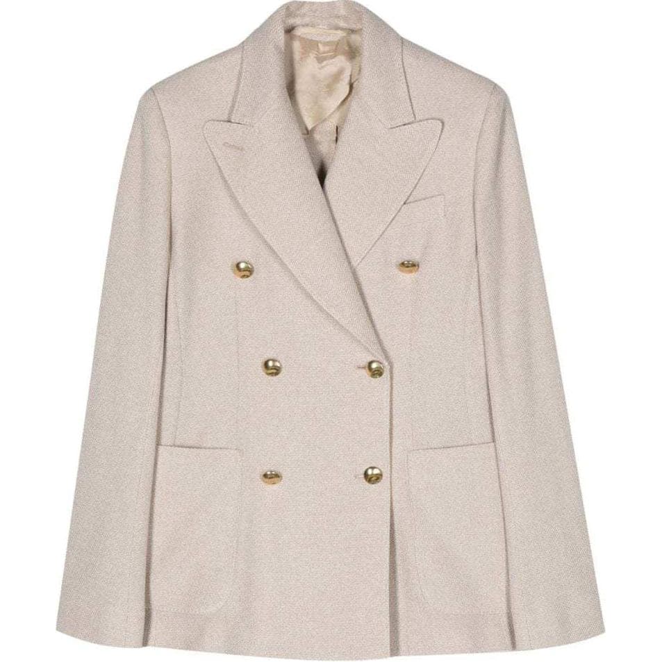 MaxMara Vanadio boublebreasted blazer Almond Beige