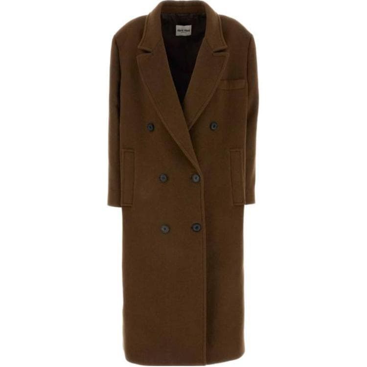 MIU MIU DoubleBreasted LongSleeved Coat