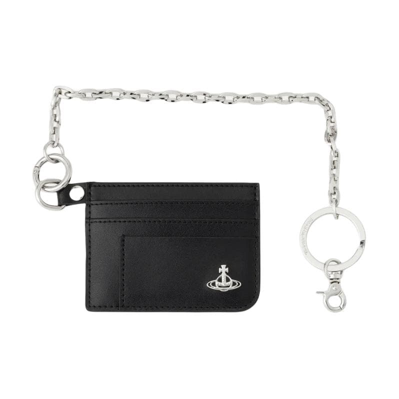 Vivienne Westwood Cow Card Holder Black Basic Set (Bag)