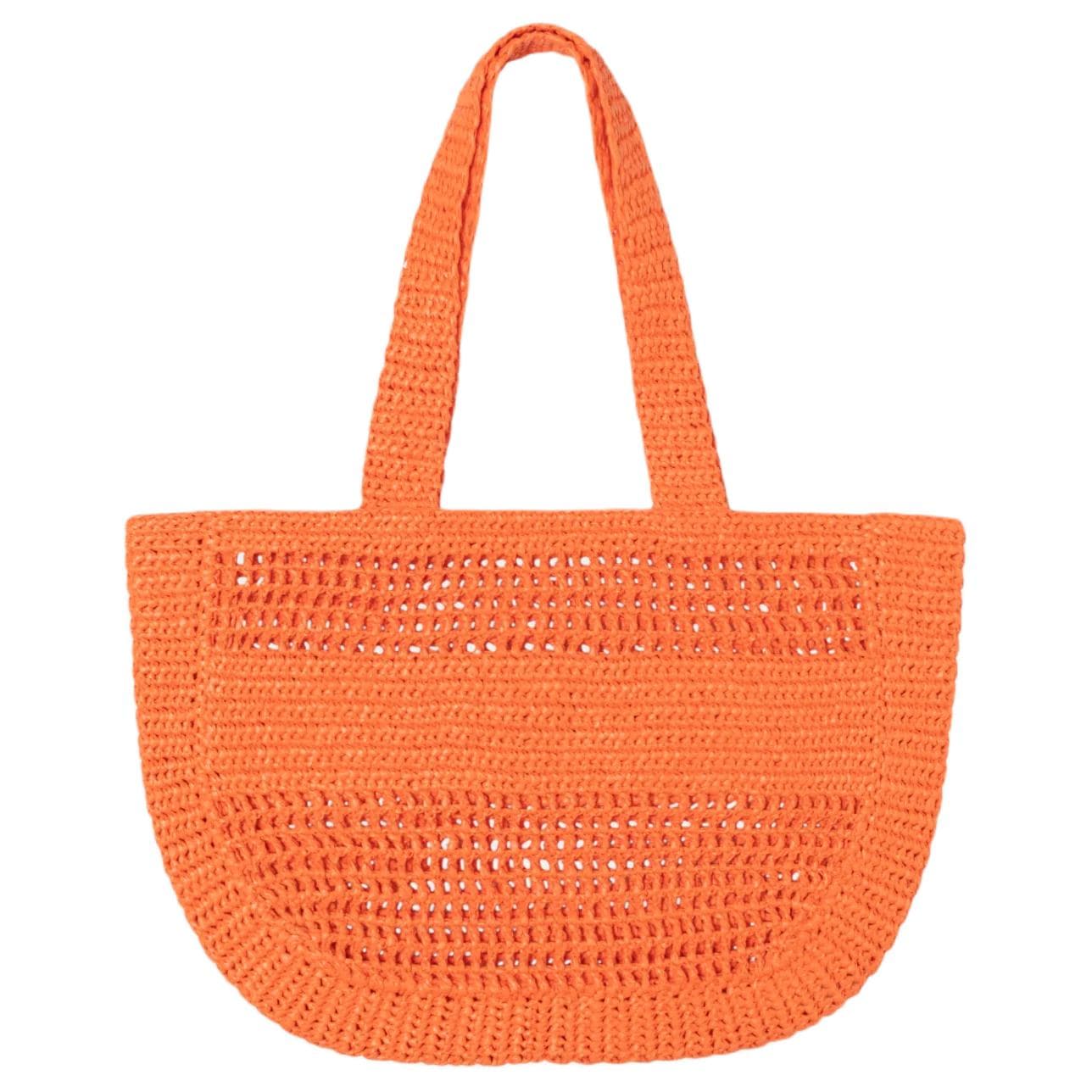Stussy Woven Tote Bag, Shopping Bag, Handbag, Shoulder Bag Orange