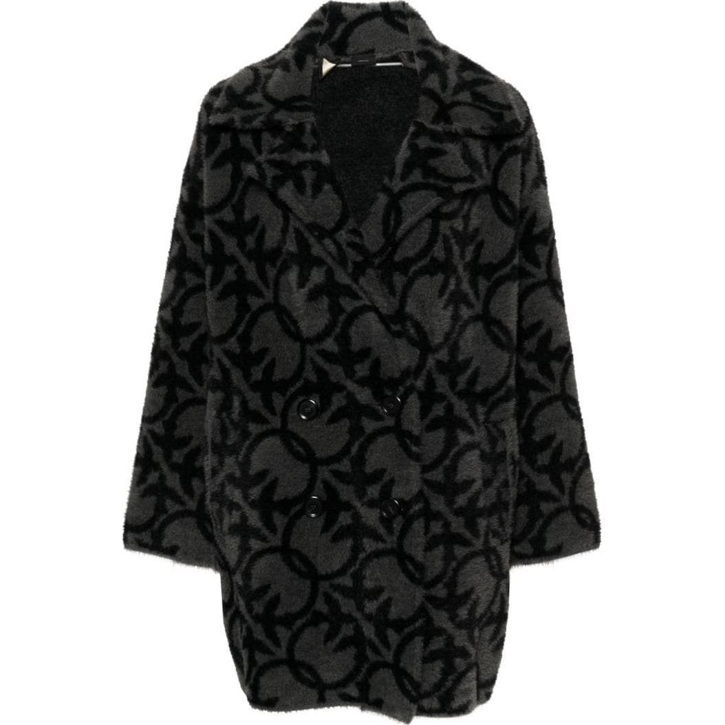PINKO Toro Coat Dark Gray