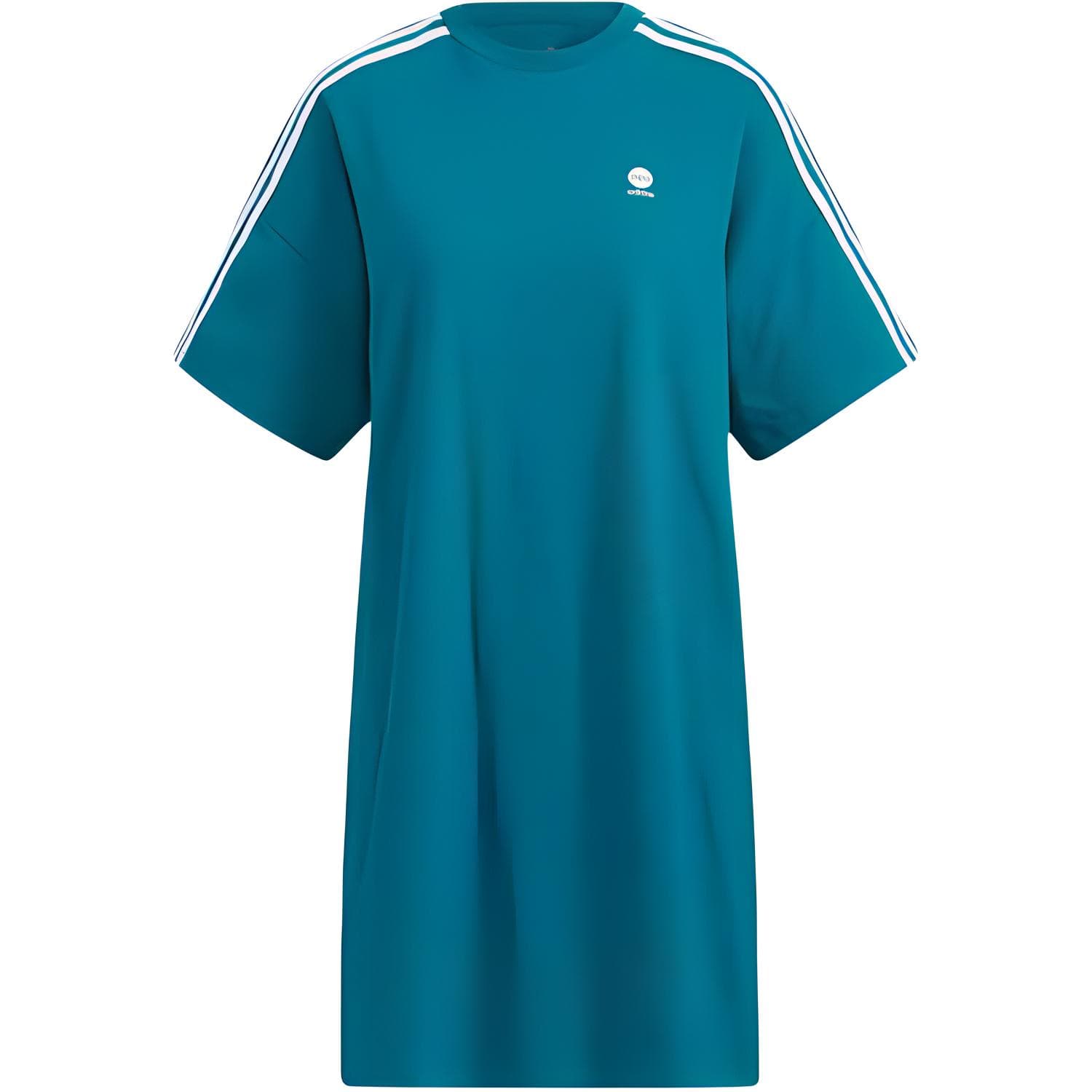 Adidas Neo Short Sleeved Dress Blue Blue
