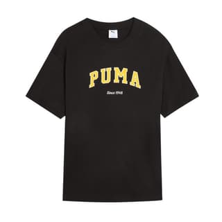 PUMA VARSITY T Shirt Black