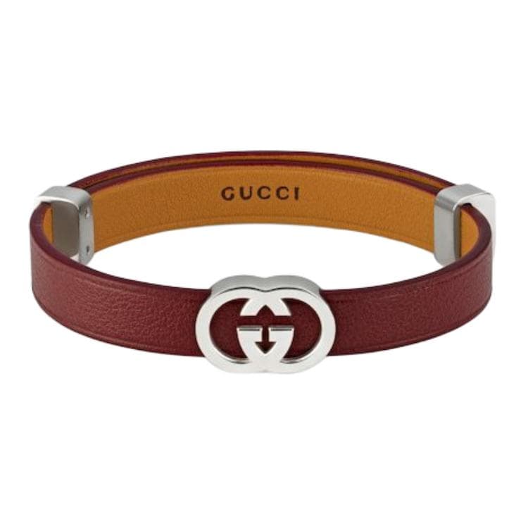 GUCCI Interlocking Bracelet Red